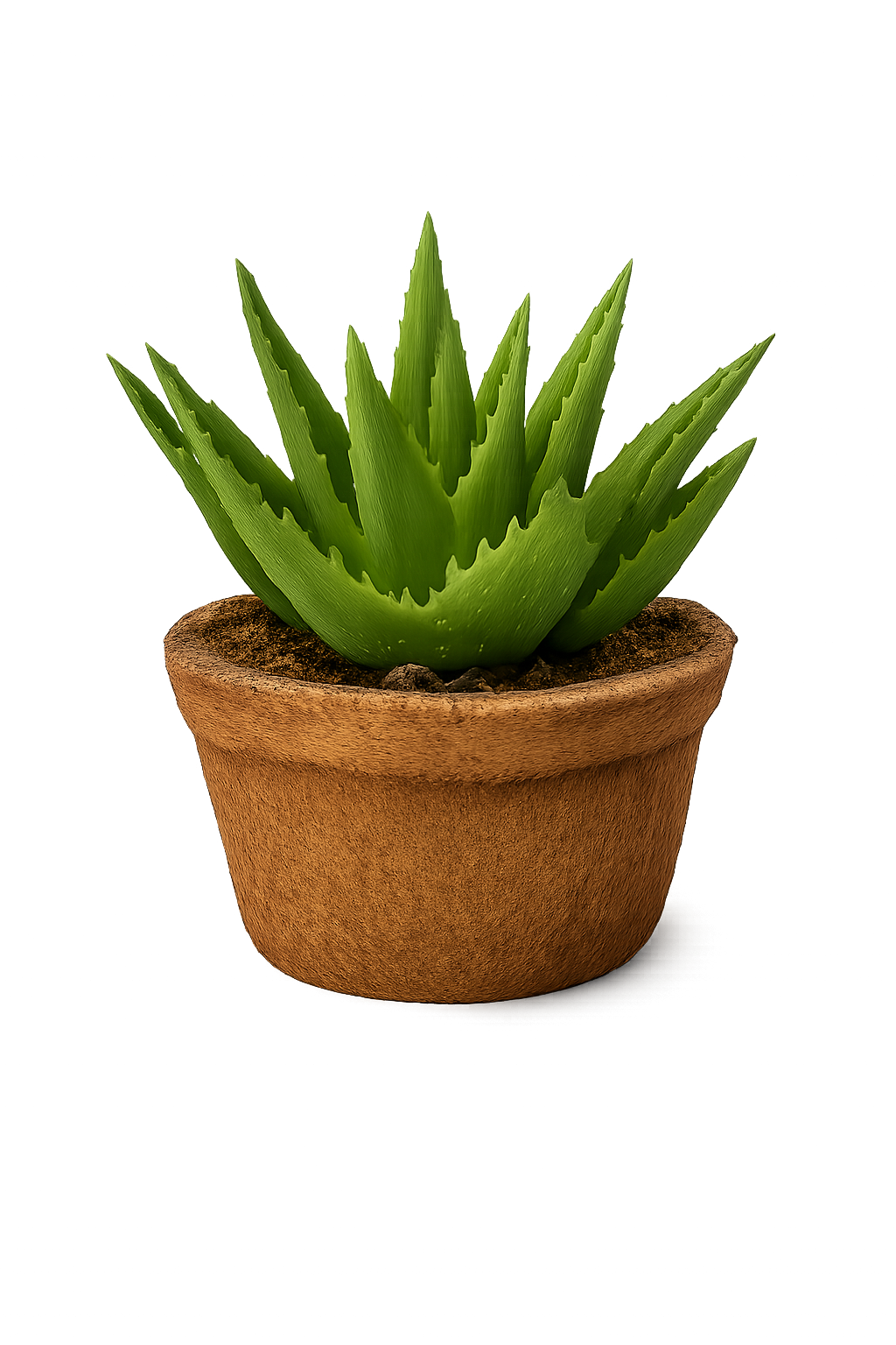 Aloe Vera Plant with Coco Pot